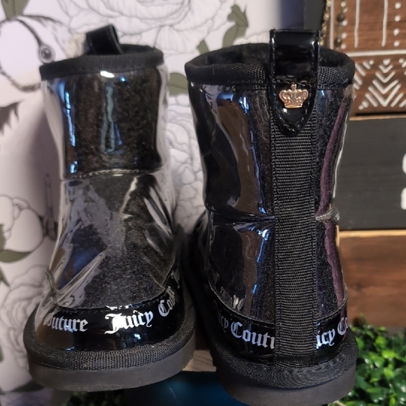 Juicy Couture Shoes - Juicy Clear Klash Furry Boots
